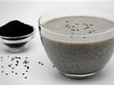 black sesame protein beverage